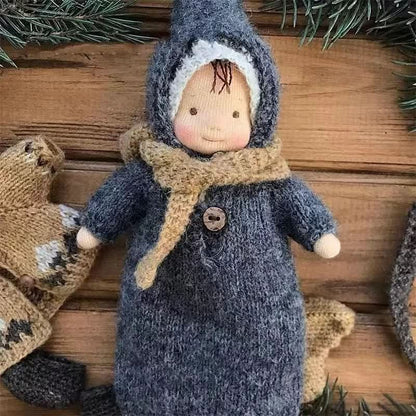 Mirabella Waldorfpuppe Baumwolle Handgemacht Zubehör