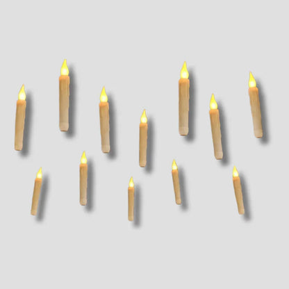 Kerzenleuchten Fernbedienung Flammenlos Weiße Beleuchtung