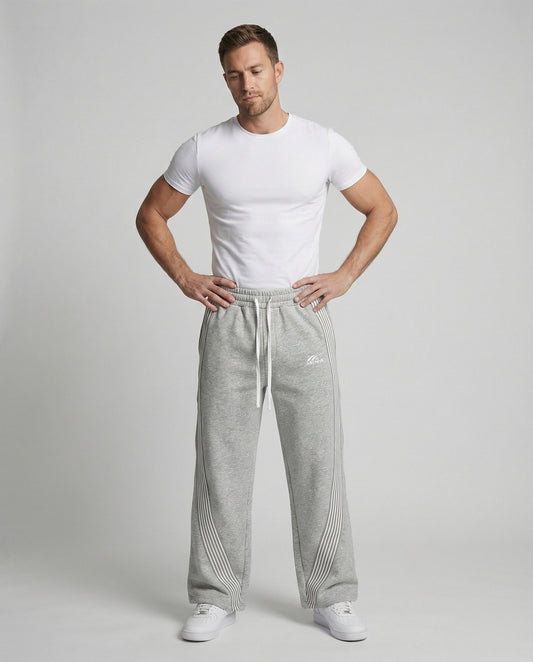 Herren Jogginghose Retro Baumwolle Schwarz - Norvielle