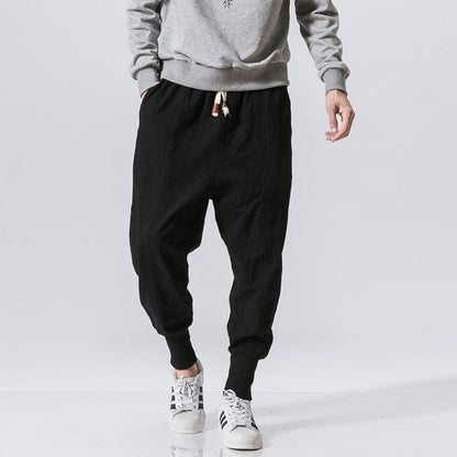 Herren Haremshosen Loose Fit Jogginghose Kordelzug - Norvielle