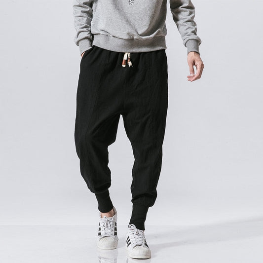 Herren Haremshosen Loose Fit Jogginghose Kordelzug - Norvielle