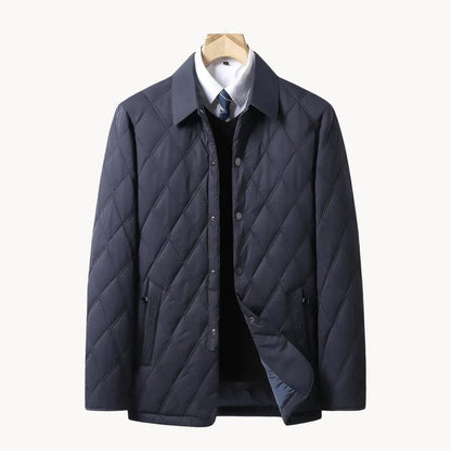 Herren Steppjacke Gleichmäßige Steppung Neutral