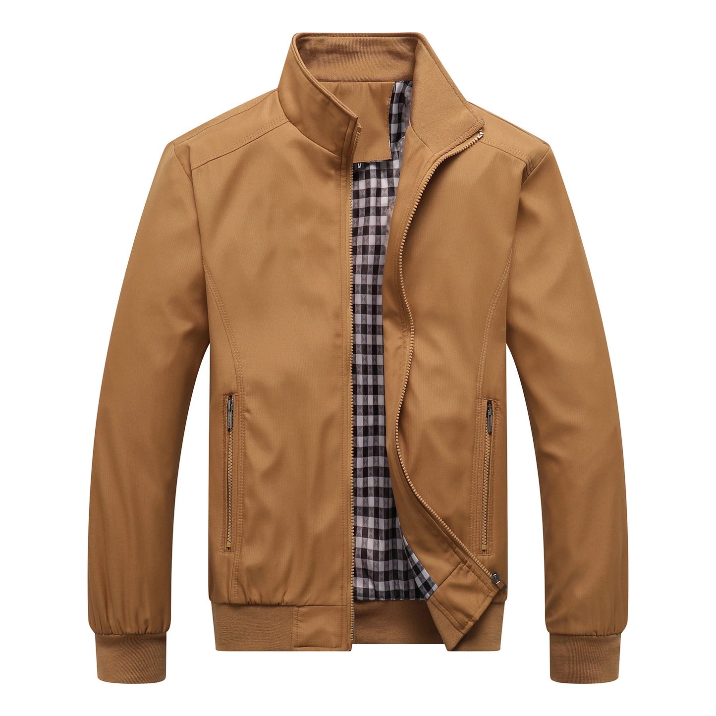 Harrington-Jacke | Mit Reißverschluss | Leicht | Winddicht | Herrenjacke-Chaps Herrenmode