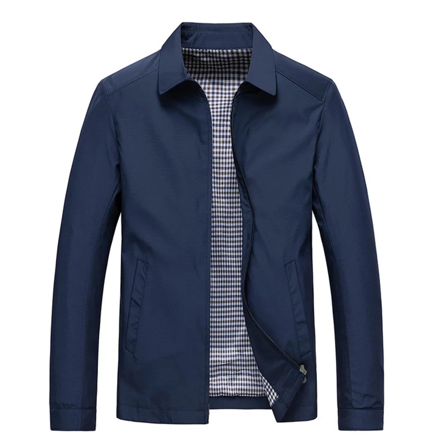 Herren Harrington Jacke Winddicht Leicht Zip-Up - Norvielle