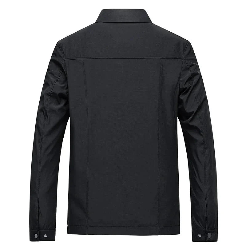 Harrington-Jacke – winddichte Herbstjacke mit Reißverschluss für Herren-Chaps Herrenmode