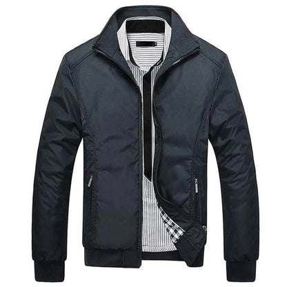 Herren Harrington Jacke Winddicht Reißverschluss Sommerjacke - Norvielle