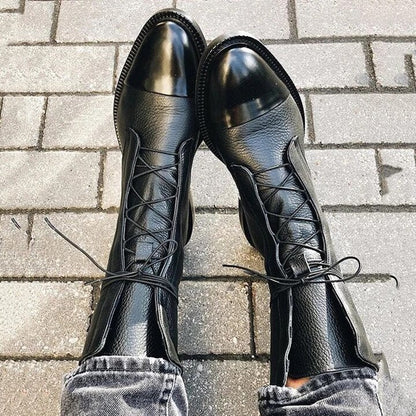 Damen Stiefel Zeitlose Eleganz Leder