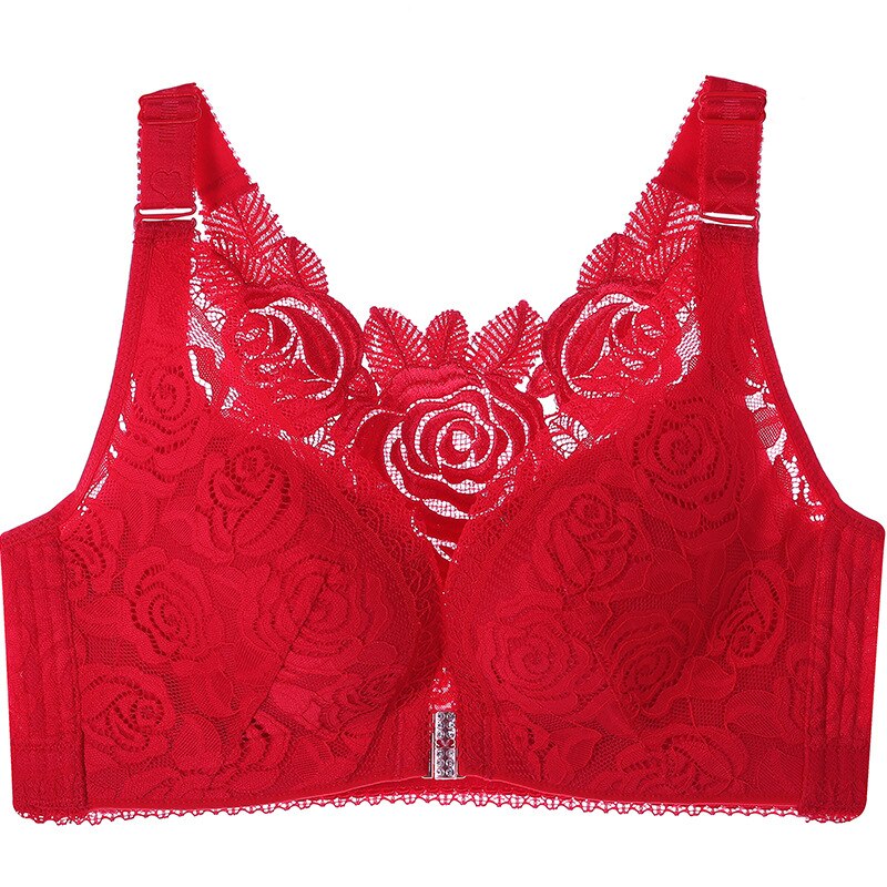 Norvielle Damen Push-Up-BH Ohne Bügel Vorderverschluss