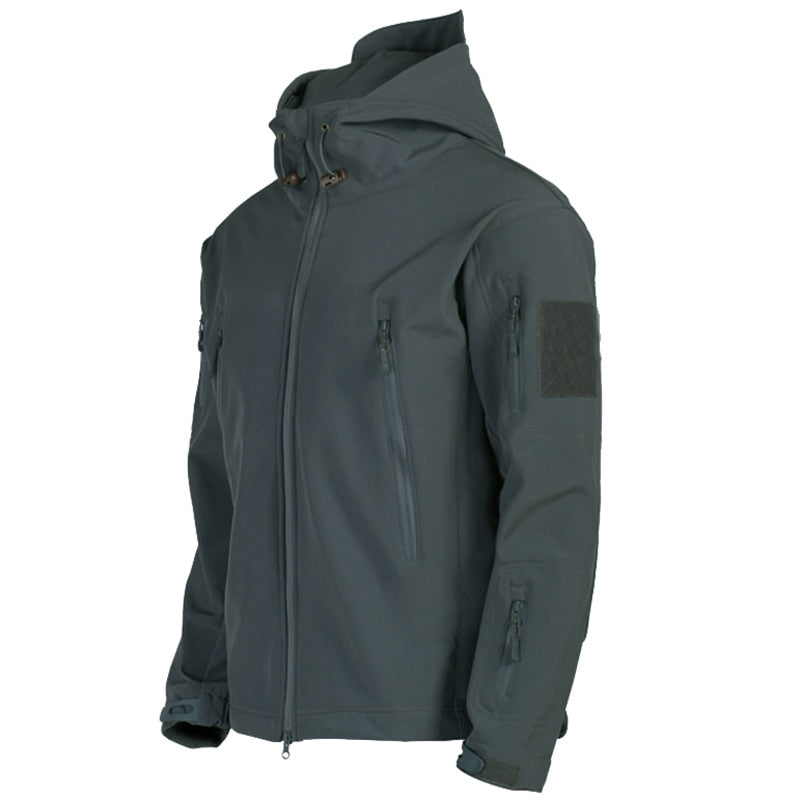 Herren Outdoor Jacke Wasserdicht Gerade Form