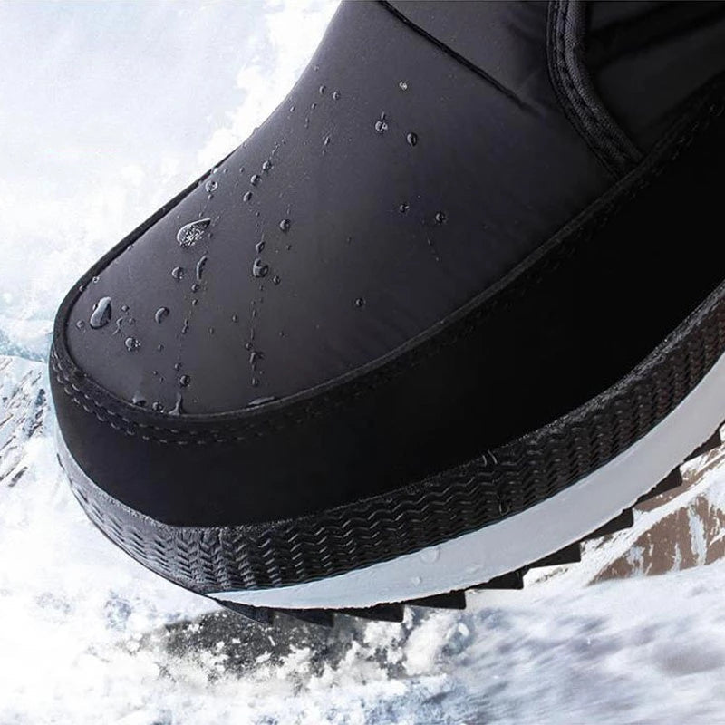 Norvielle Damen Winter Schneeschuhe Rutschfest Wasserdicht
