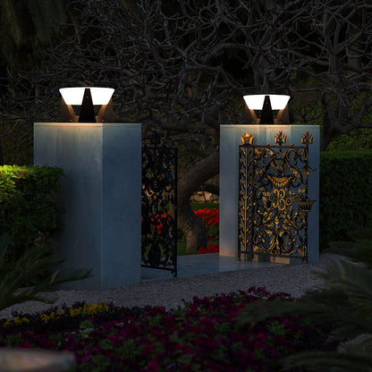 Solar LED Außenlampe Geometrisches Design
