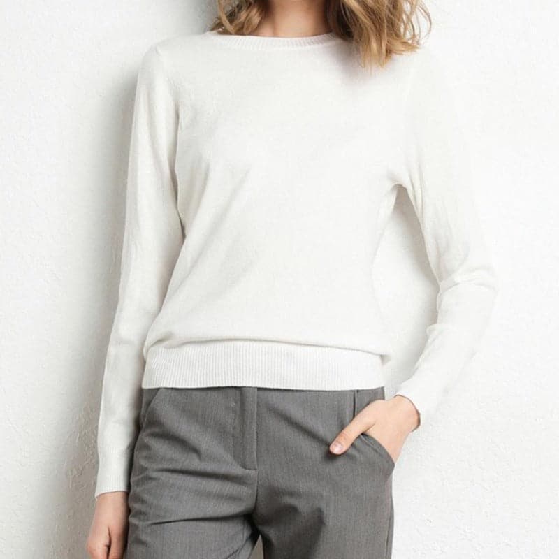 Livana Damen Pullover Weich