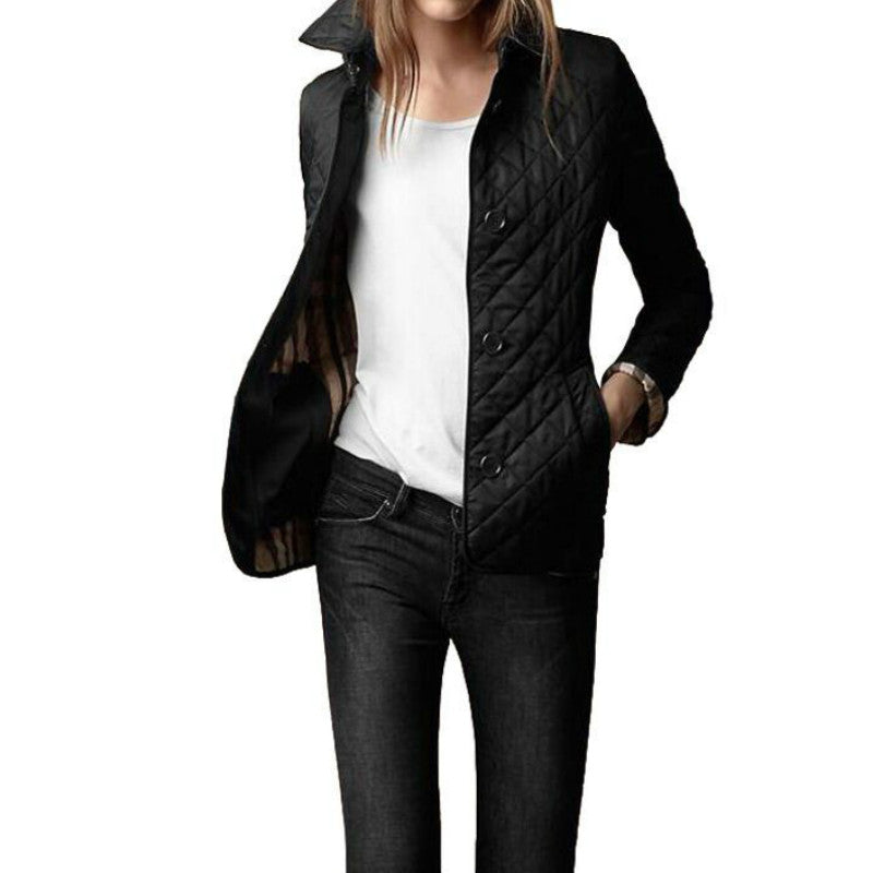 Norvielle Übergangsjacke Quilted Steppjacke Beige
