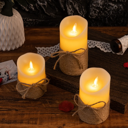 LumiFlame LED Kerze Echtwachseffekt Energiesparend