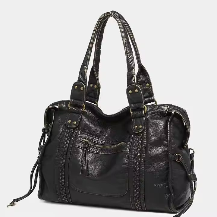 Damen Vintage Handtasche Groß Boho Stil