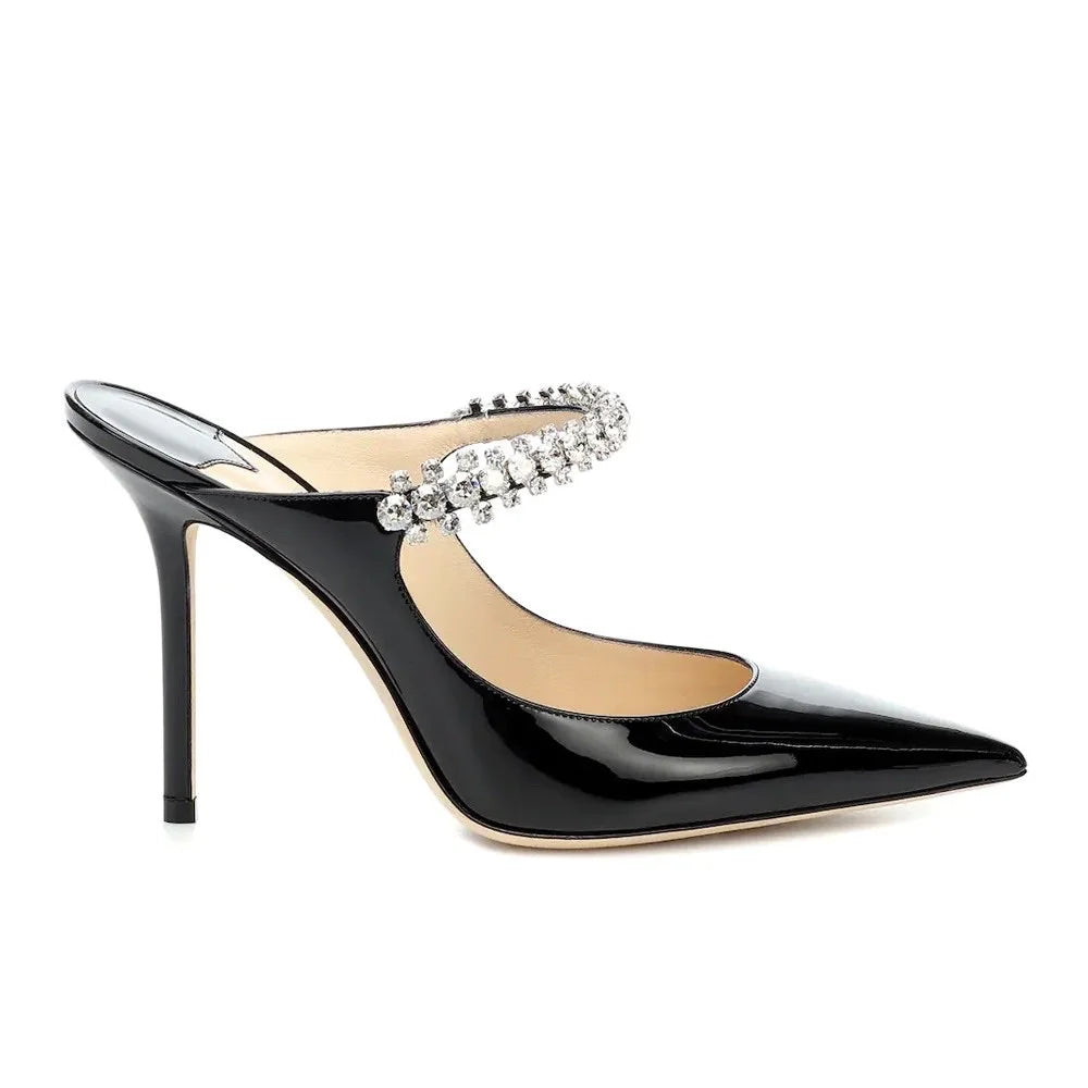 Damen Stiletto High Heels Spitze