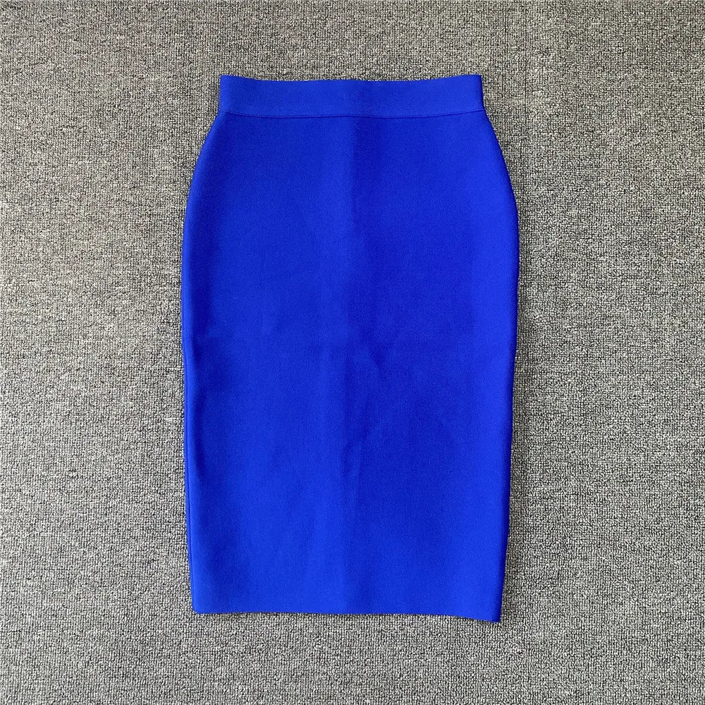 Damen Bleistiftrock Eleganter Rayon Rock für Party
