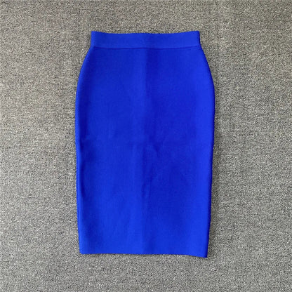 Damen Bleistiftrock Eleganter Rayon Rock für Party