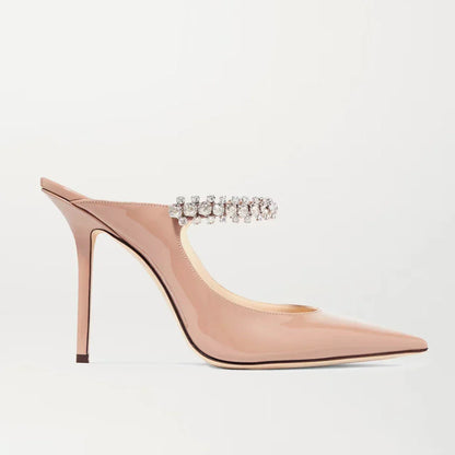 Damen Stiletto High Heels Spitz Schuhe