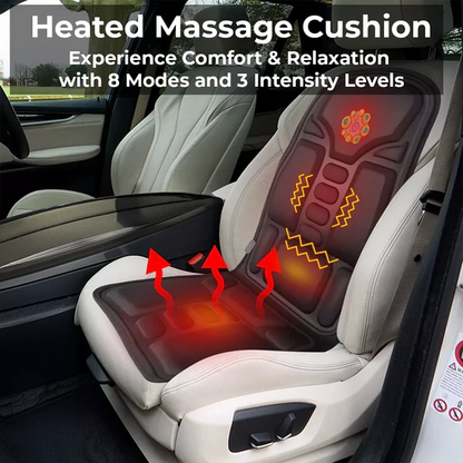 Heizbares Massagekissen für Stuhl und Auto mit Vibrationsknoten