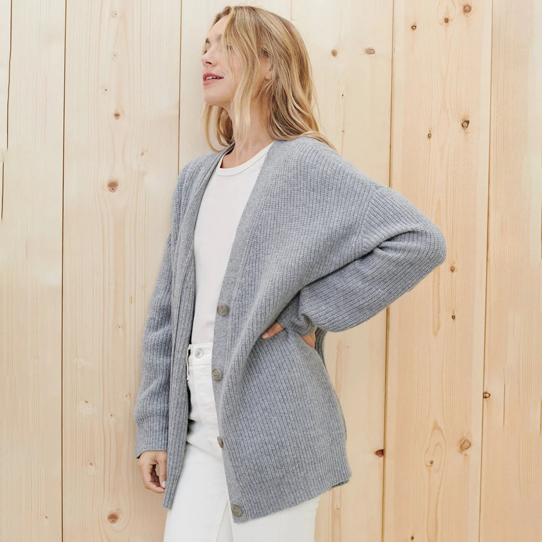 Norvielle Damen Übergröße Cardigan