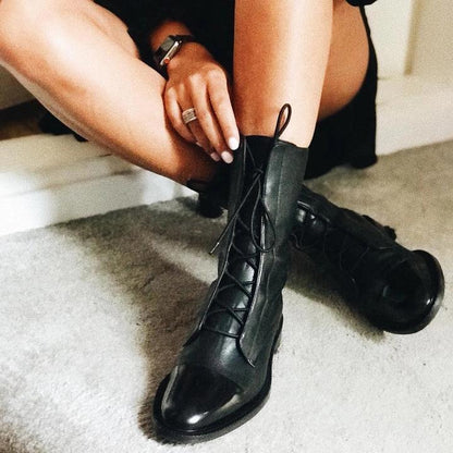 Damen Stiefel Zeitlose Eleganz Leder