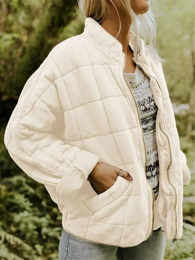 Lisbeth Damen Winterjacke Cremeweiß
