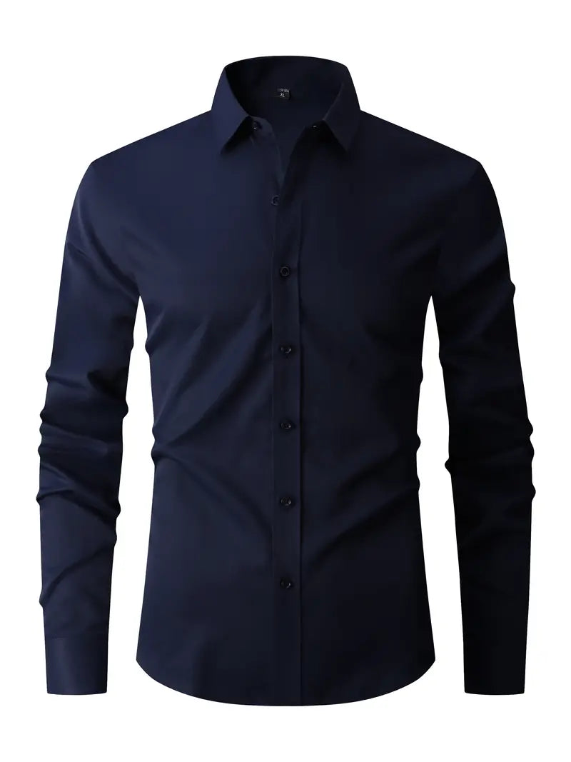 Hemd | Slim-Fit | Langarm | Knopfleiste | Herrenhemd-Chaps Herrenmode