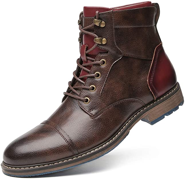 Norvielle Herren Stiefel Oxford Boots Leder
