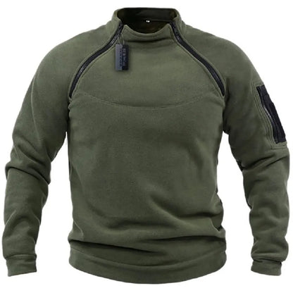 Taktisches Sweatshirt Militär-Style Reißverschluss Norvielle