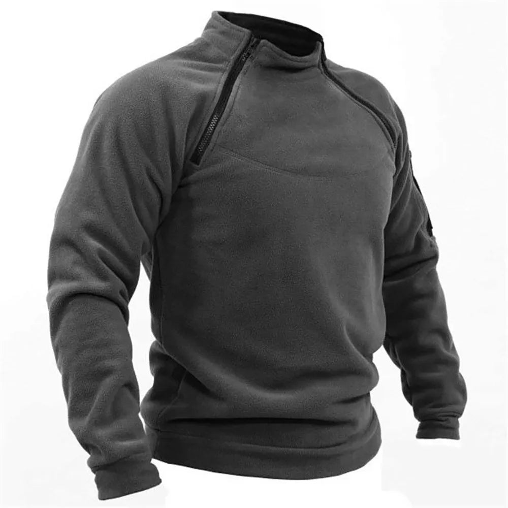 Taktisches Sweatshirt Militär-Style Reißverschluss Norvielle