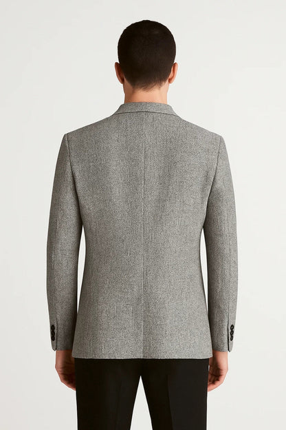 Herren Slim-Fit Blazer Knopfleiste