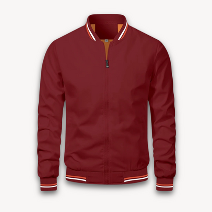 Leichte Bomberjacke Stehkragen Freizeitjacke