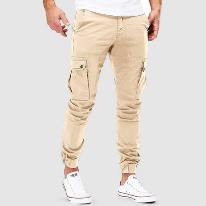 Modische Damen Cargo Jogginghose Baumwolle Bequem