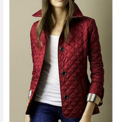 Norvielle Übergangsjacke Quilted Steppjacke Beige