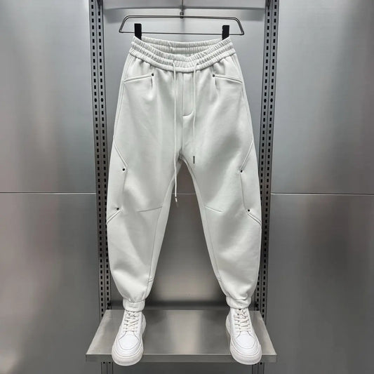 Herren Jogginghosen Elastischer Bund Bequem Schwarz - Norvielle