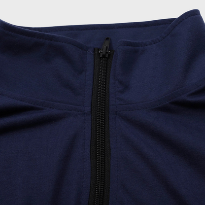 Herren-Pullover mit Viertelreißverschluss | Langarm | Pullover | Sweatshirt mit halbem Reißverschluss | Herren-Pullover mit Viertelreißverschluss-Chaps Herrenmode