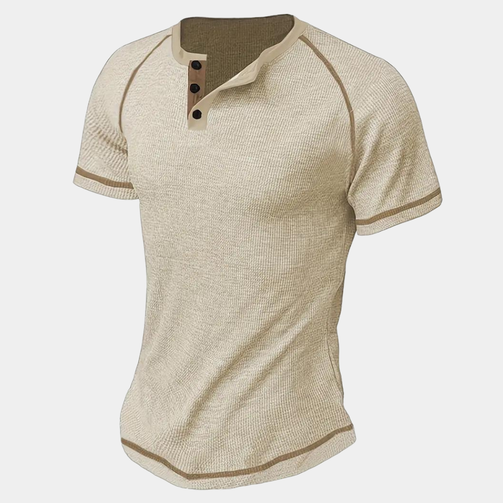 Herren T-Shirt Kurzarm Atmungsaktiv Weiß - Norvielle
