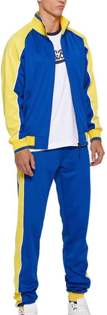 Herren-Trainingsanzug – Sportliches Set aus Jacke mit Reißverschluss und Trainingshose-Chaps Herrenmode