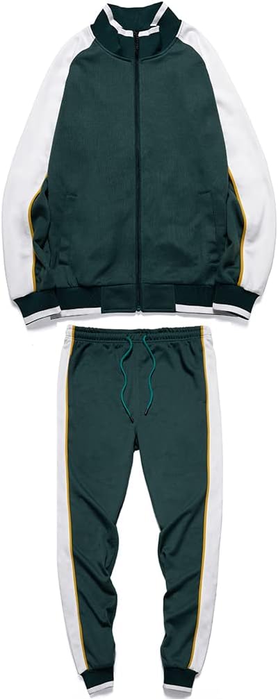 Herren-Trainingsanzug – Sportliches Set aus Jacke mit Reißverschluss und Trainingshose-Chaps Herrenmode