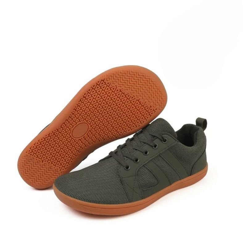 Herren Turnschuhe Flache Schnürschuhe Bequem Schwarz - Norvielle