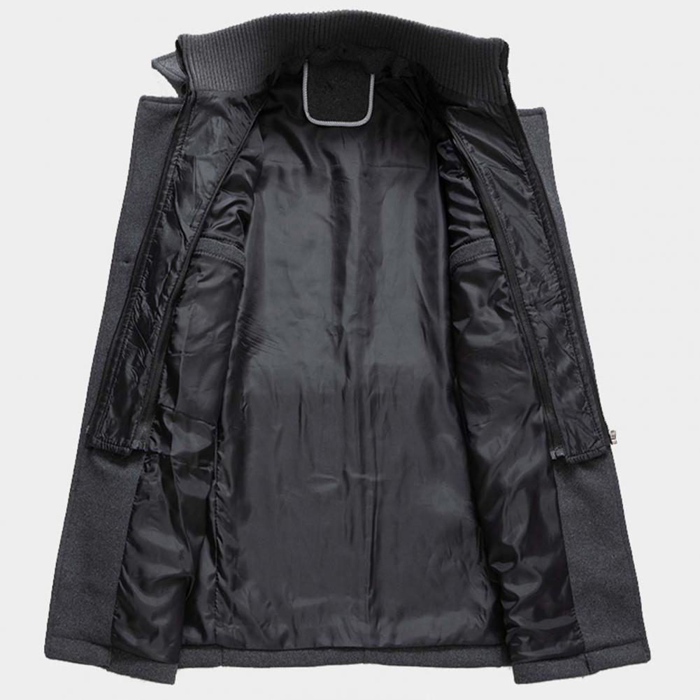 Herren Wollmantel | Einreihig | Zip-Up | Wollmantel | Herren Winterjacken-Chaps Herrenmode