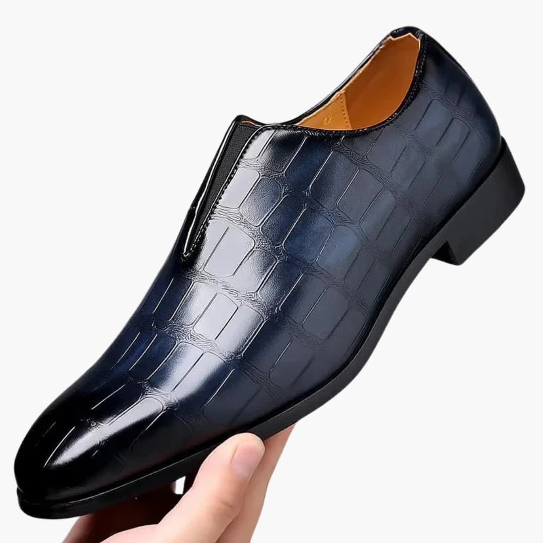 Herren Slipper Glatter Oberfläche Fester Sohle