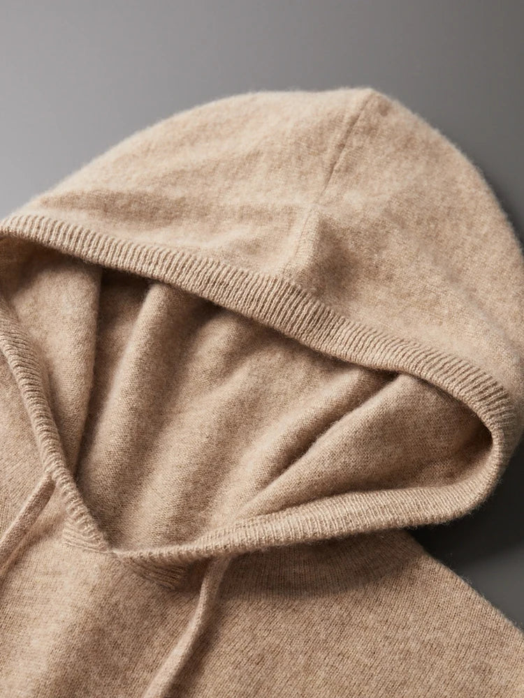 Norvielle Damen Wollhoodie