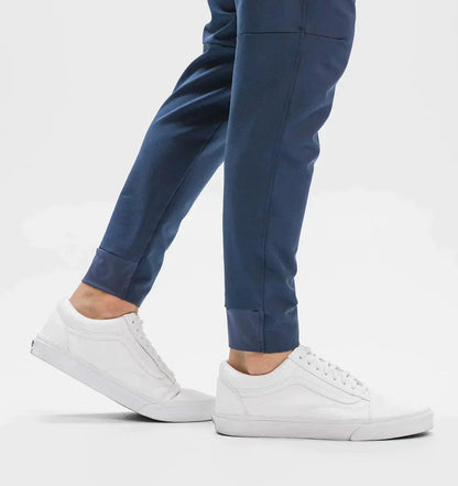 Herrenhosen - Kordelzug - Elastische Taille - Stretchhosen - Slim Fit Jogger-Chaps Herrenmode