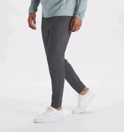 Herrenhosen - Kordelzug - Elastische Taille - Stretchhosen - Slim Fit Jogger-Chaps Herrenmode