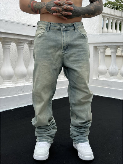 Herren Baggy-Jeans Locker Sitzend Gewaschen - Norvielle