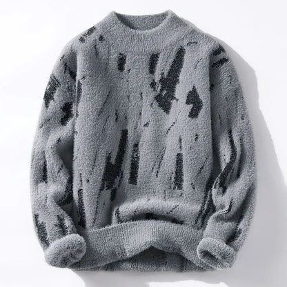 Herren Strickpullover Flauschig Warm Winterpullover - Norvielle
