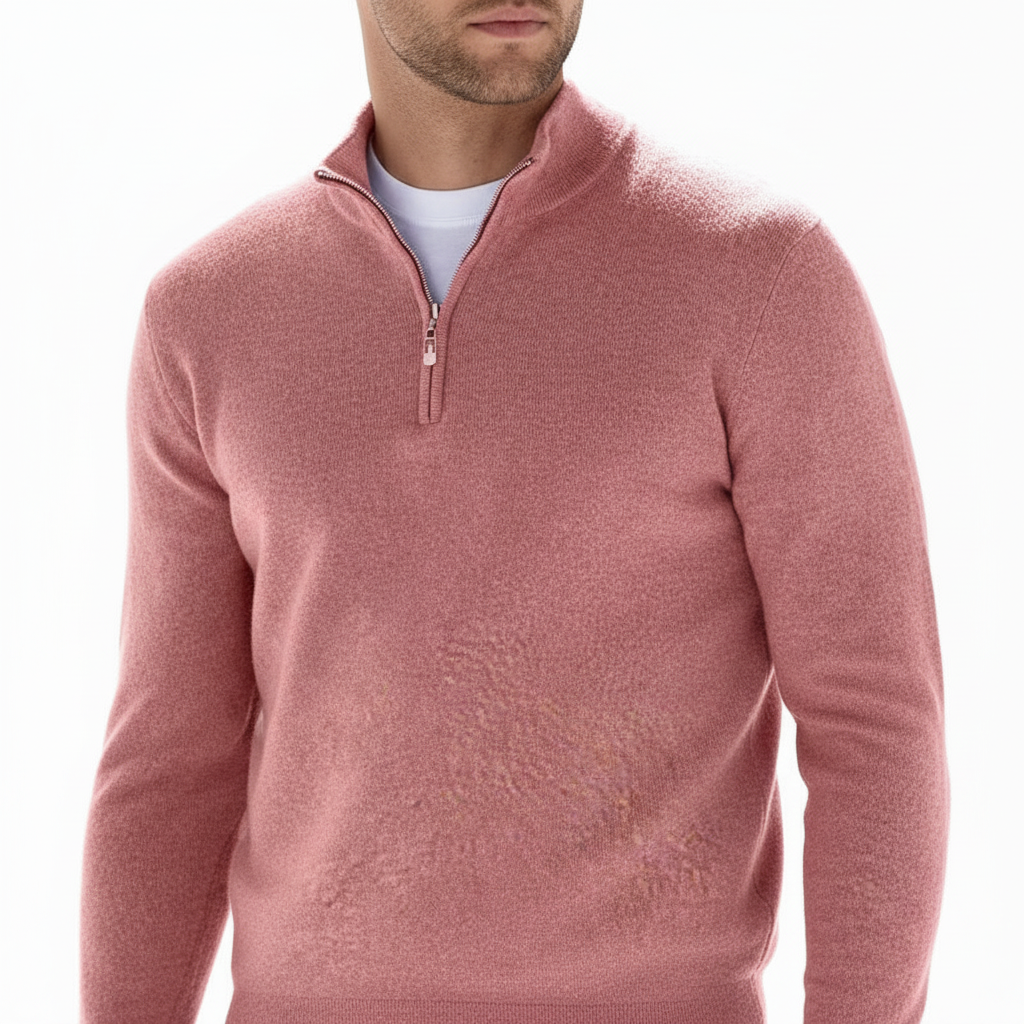 Herren Merinowollpullover Bequem V-Ausschnitt