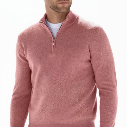 Herren Merinowollpullover Bequem V-Ausschnitt